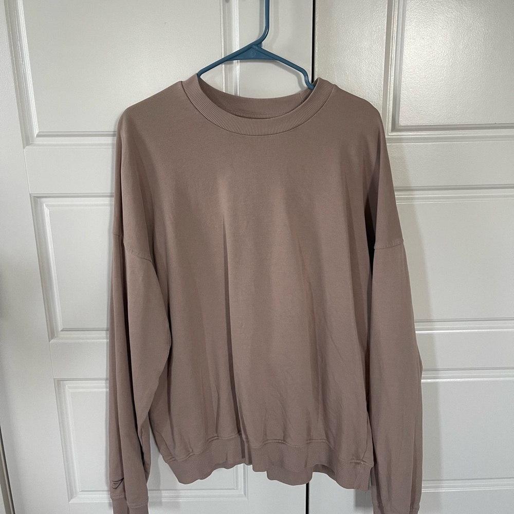 Gymshark Men's Beige Crewneck Sweater